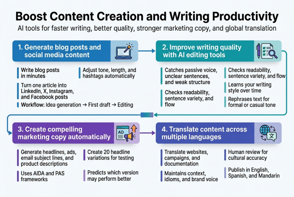 Boost Content Creation and Writing Productivity