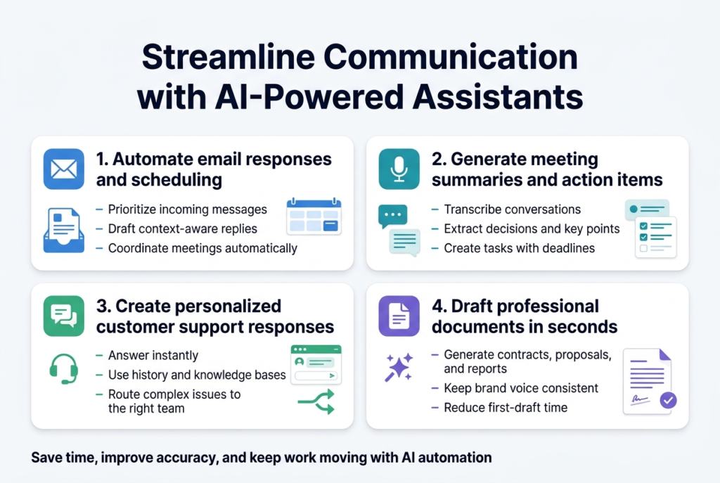 Streamline Communication with AI-Powered Assistants