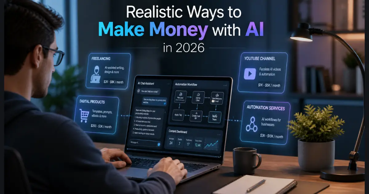 Realistic Ways to Make Money with AI in 2026