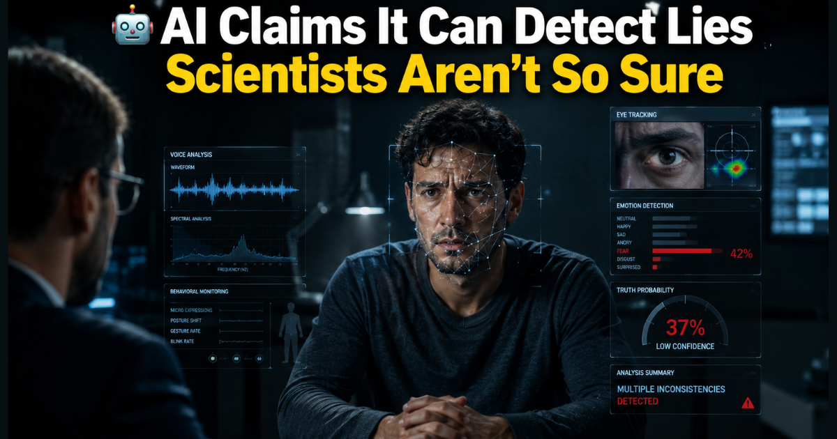 Can AI Detect Lies? Here's What the Science Actually Says