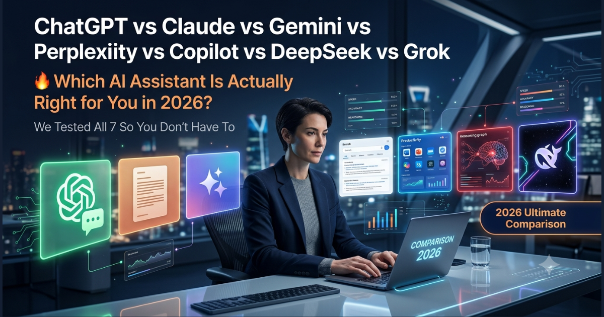 ChatGPT vs Claude vs Gemini vs Perplexity vs Copilot vs DeepSeek vs Grok