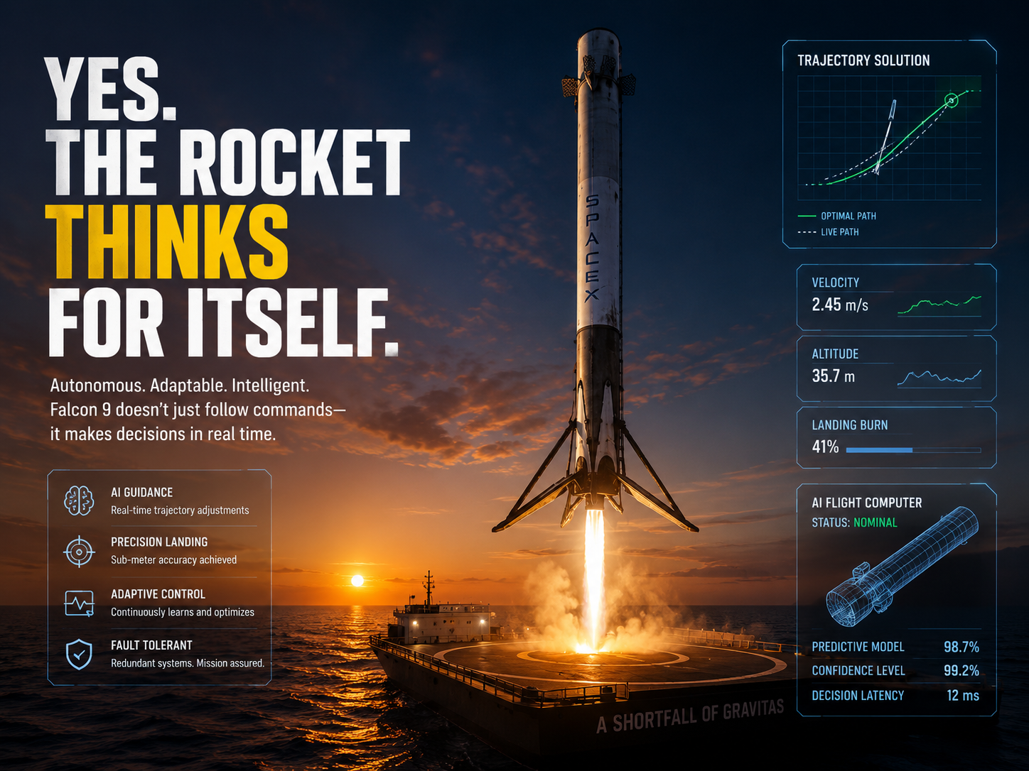 Does the Falcon 9 Actually Use AI