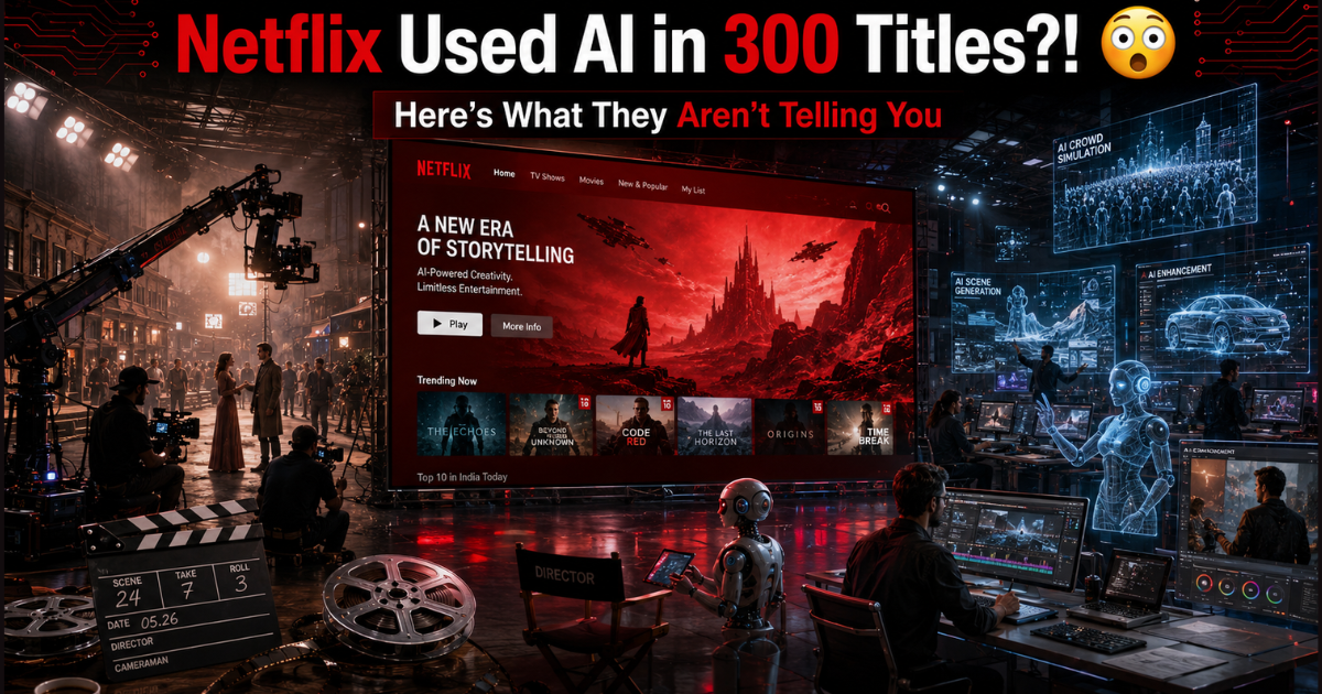 Netflix says around 300 titles used generative AI