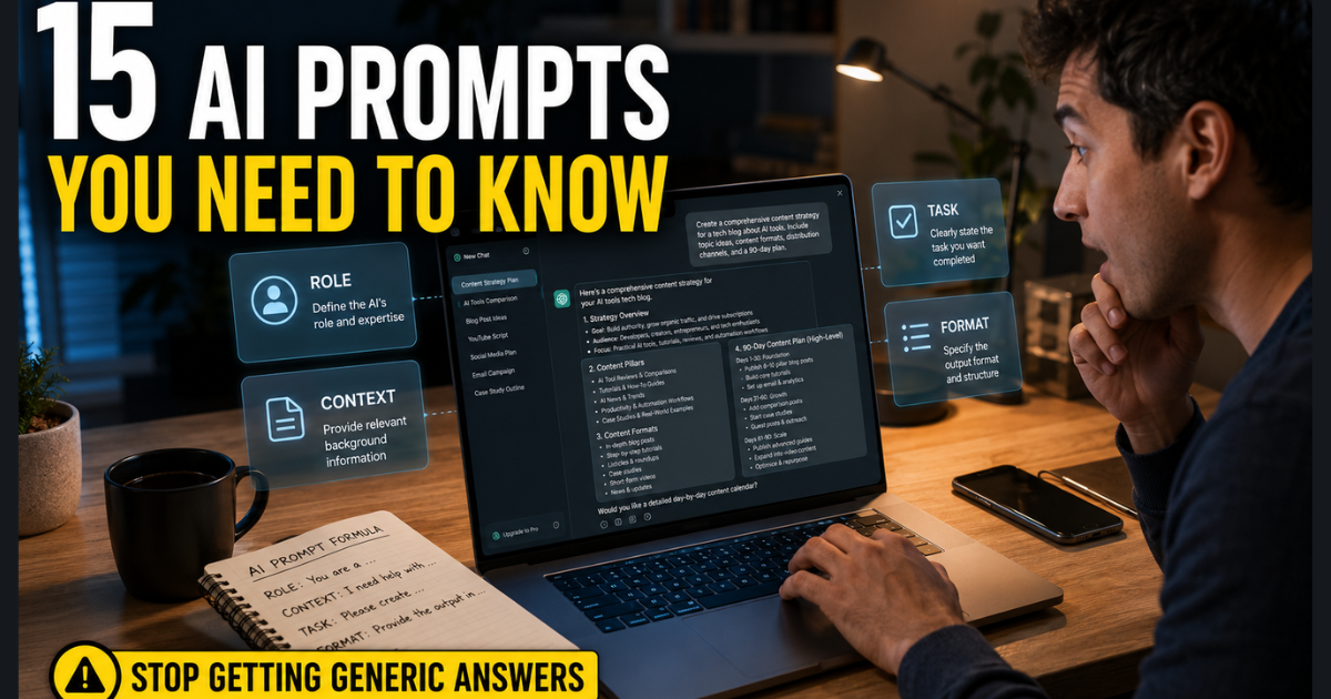 Most Powerful AI Prompts Everyone Should Know in 2026