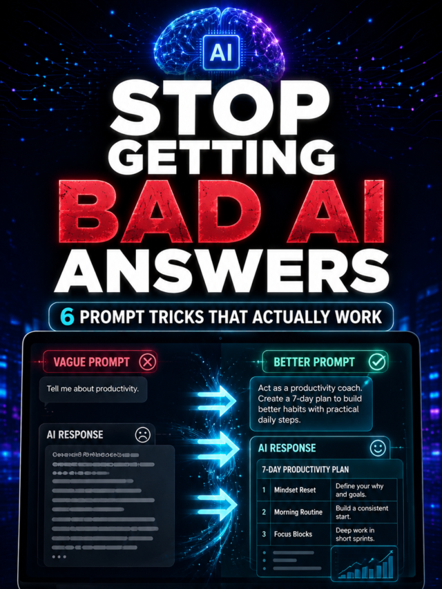 Stop Getting Bad AI Answers - 6 Prompt Tricks That Actually Work