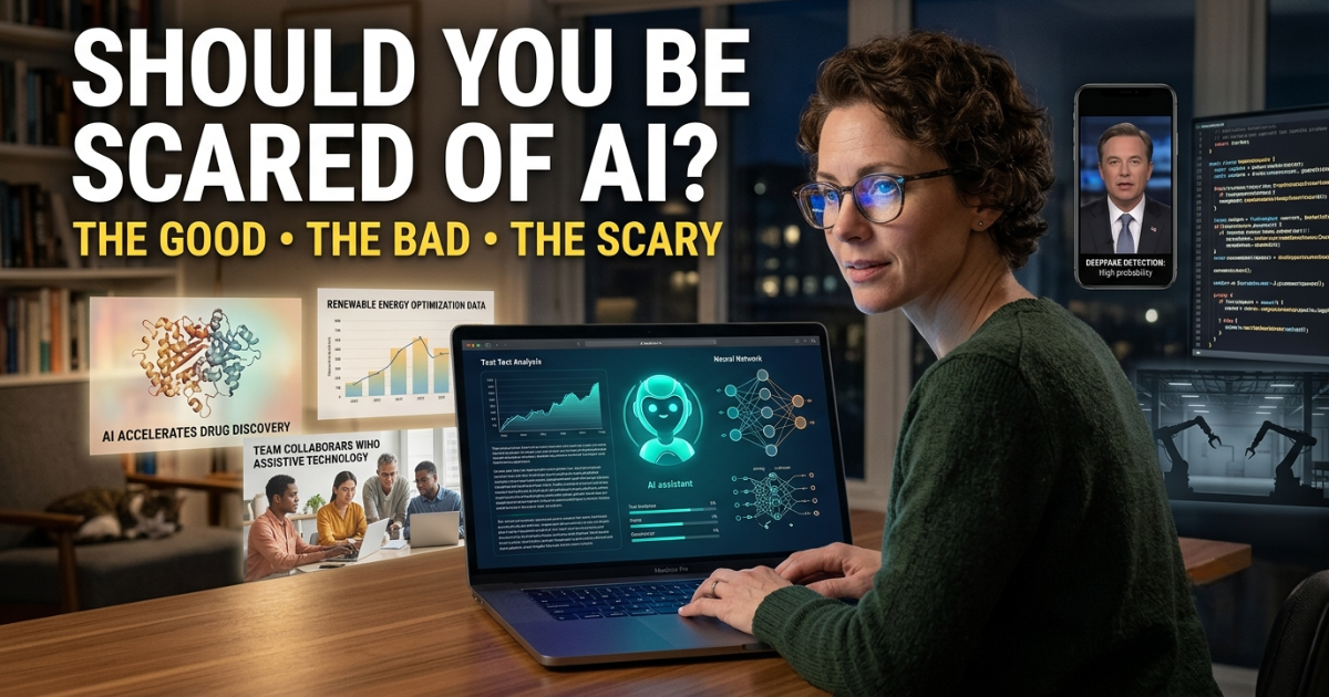 Should You Be Worried About AI The Good, Bad & Scary Reality